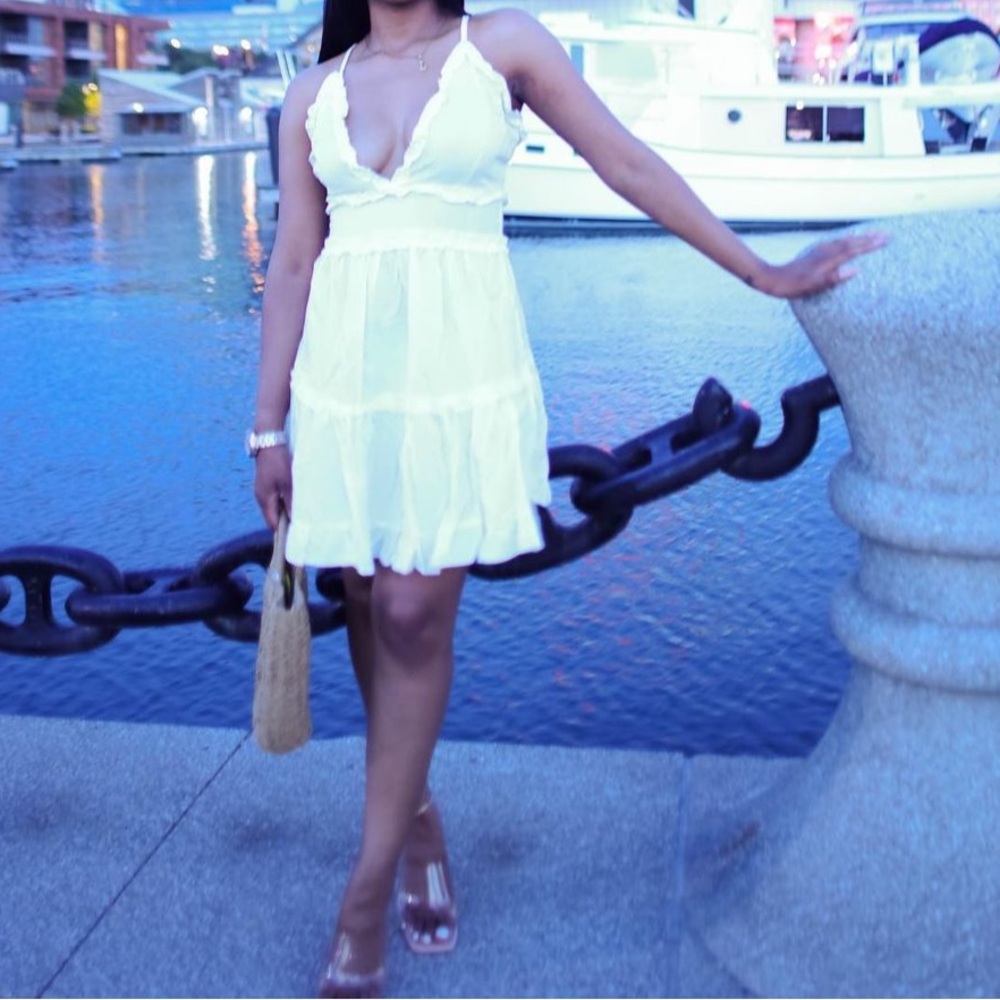 Off White Sun Dress
